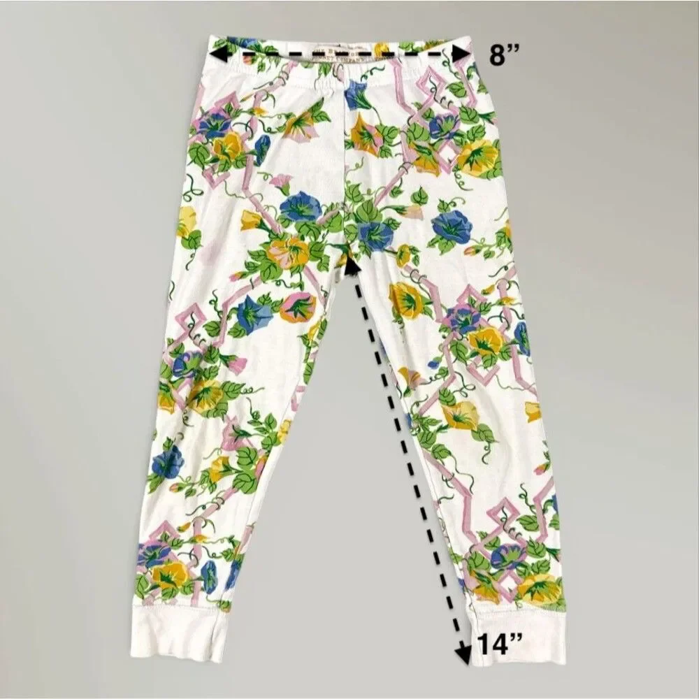 The Beaufort Bonnet Company Floral Pajama Set Pima Cotton PJ Soft Size 4T